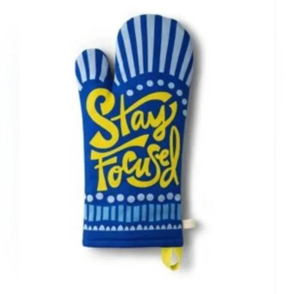 Tabitha Brown Oven Mitt & Dish Towels Stay Focused trend